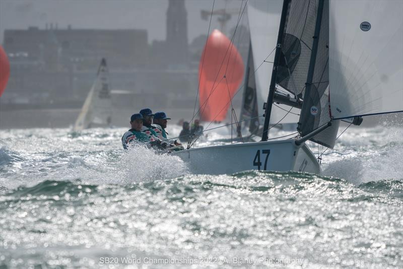 2022 SB20 Worlds at Dun Loughaire day 3 - photo © Annraoi Blaney