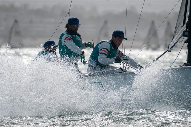 2022 SB20 Worlds at Dun Loughaire day 3 photo copyright Annraoi Blaney taken at Royal Irish Yacht Club and featuring the SB20 class