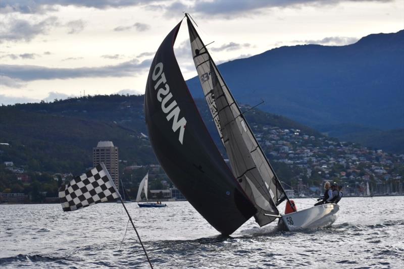 Cook Your Own Dinner will be keeping the pressure on the leaderboard during the SB20 Australian Championship photo copyright Jane Austin taken at Royal Yacht Club of Tasmania and featuring the SB20 class