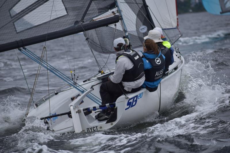 Obi Kenobi on day 2 of the 2022 SB20 Australian Championship in Hobart photo copyright Jane Austin taken at Royal Yacht Club of Tasmania and featuring the SB20 class