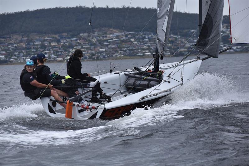 Ares Racing Team - 2022 SB20 Australian Championship photo copyright Jane Austin taken at Royal Yacht Club of Tasmania and featuring the SB20 class