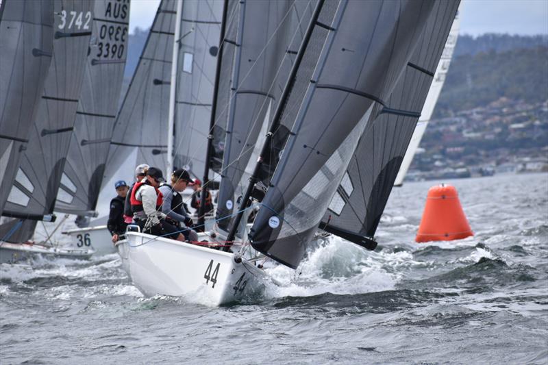 The SB20 fleet will be on the water for the Tasmanian Championship - photo © Jane Austin