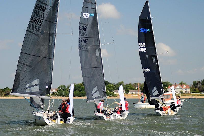 Champagne conditions for British Keelboat League at Marconi - photo © kSail