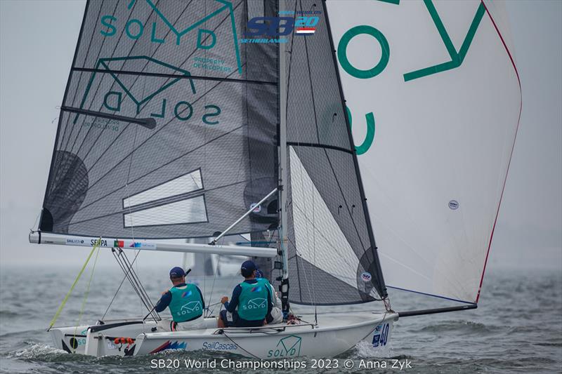 2023 SB20 World Championships - Day 4 photo copyright Anna Zykova taken at Jachtclub Scheveningen and featuring the SB20 class
