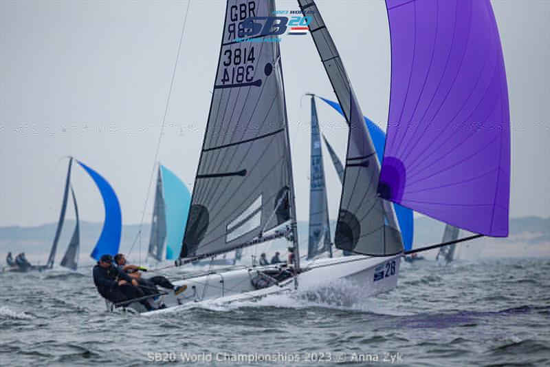 2023 SB20 World Championships - Day 4 photo copyright Anna Zykova taken at Jachtclub Scheveningen and featuring the SB20 class