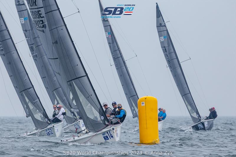 2023 SB20 World Championships - Day 4 photo copyright Anna Zykova taken at Jachtclub Scheveningen and featuring the SB20 class