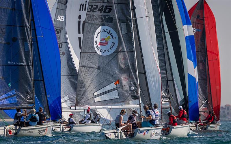 2023 SB20 Middle East Championships - Day 1  photo copyright Mikey Brignall taken at Dubai Offshore Sailing Club and featuring the SB20 class