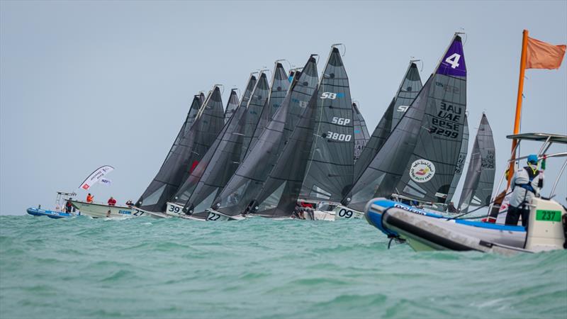 2024 SB20 Asia Pacific Championships day 2 photo copyright Dubai Offshore Sailing Club taken at Dubai Offshore Sailing Club and featuring the SB20 class