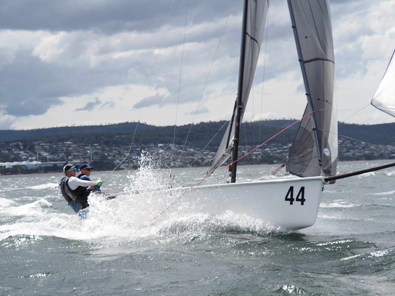 Rebellion finished in fourth place in the highly competiive fleet Image at the SB20 Australian Championship at Bellerive photo copyright Jane Austin taken at Bellerive Yacht Club and featuring the SB20 class