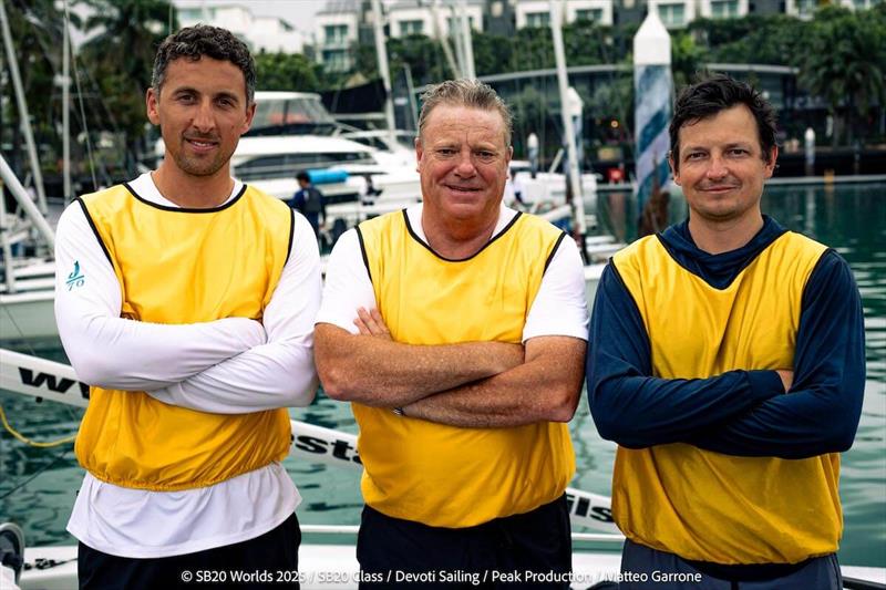 John Pollard, Henry Wetherell and David Chapman win the SB20 Worlds 2025 - photo © Matteo Garrone