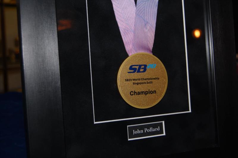 The medal that Pollard has been working hard to win for well over a decade - photo © SB20 Class