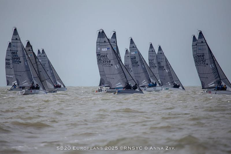 SB20 Europeans 2025 in Ostend, Belgium - Day 1 - photo © Anna Zyk
