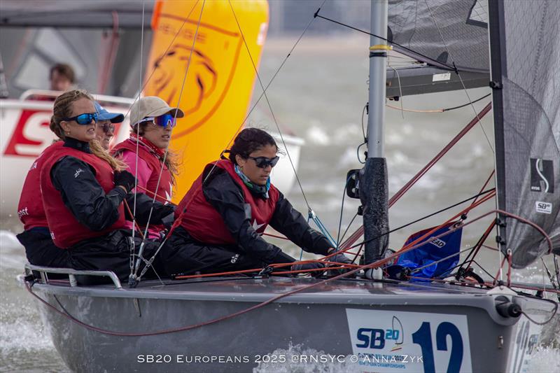 SB20 Europeans 2025 in Ostend, Belgium - Day 1 - photo © Anna Zyk
