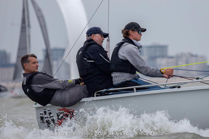 SB20 Europeans 2025 in Ostend, Belgium - Day 1 - photo © Anna Zyk
