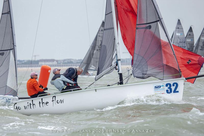 SB20 Europeans 2025 in Ostend, Belgium - Day 1 - photo © Anna Zyk