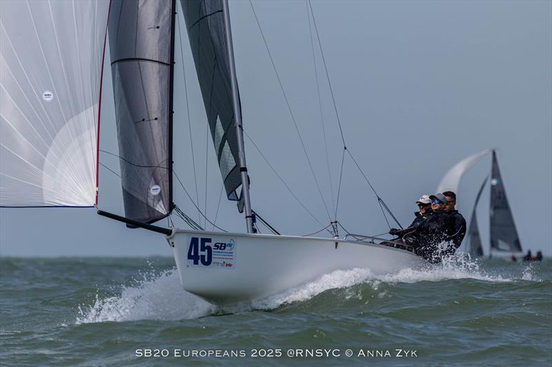 SB20 Europeans 2025 in Ostend, Belgium - Day 2 - photo © Anna Zyk