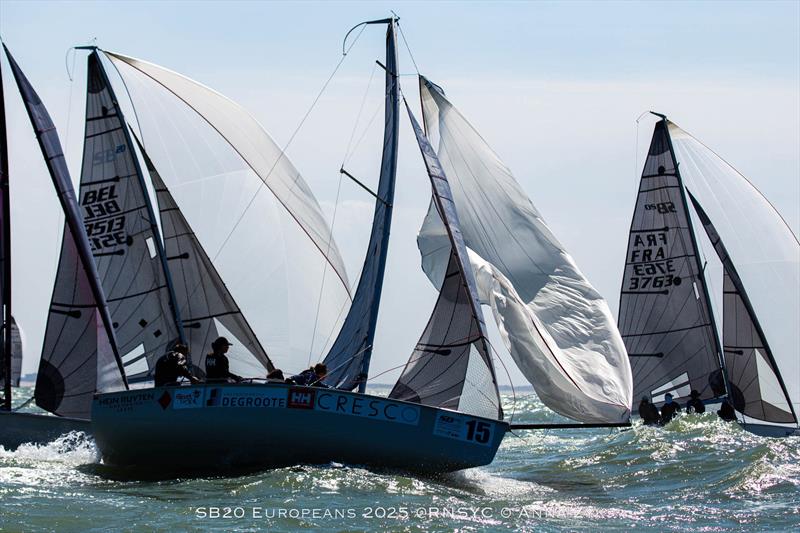 SB20 Europeans 2025 in Ostend, Belgium - Day 2 - photo © Anna Zyk