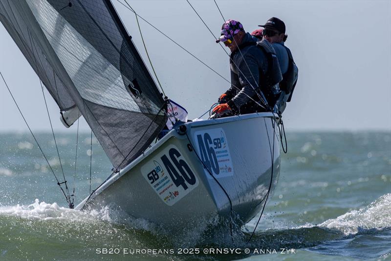SB20 Europeans 2025 in Ostend, Belgium - Day 2 - photo © Anna Zyk