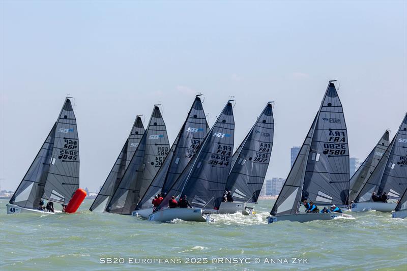 SB20 Europeans 2025 in Ostend, Belgium - Day 2 - photo © Anna Zyk