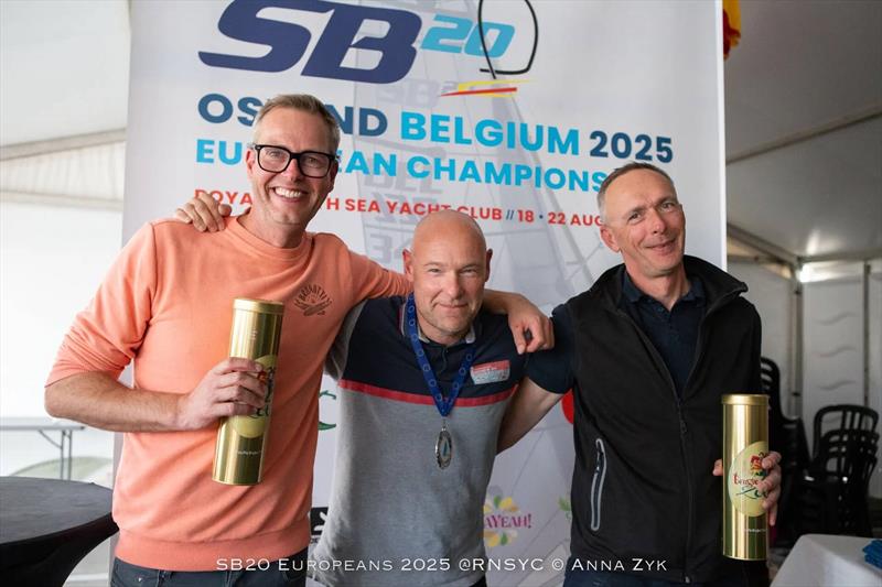 SB20 Europeans 2025 in Ostend, Belgium Prize Giving photo copyright Anna Zyk taken at Royal North Sea Yacht Club and featuring the SB20 class