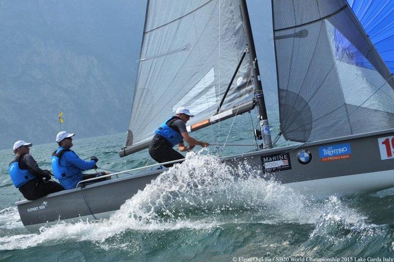 Team Export Roo at the 2015 SB20 World Championships in Lake Garda  photo copyright Elena Otekina taken at  and featuring the SB20 class
