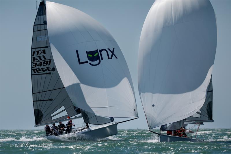 Rovika SB20 Open UK National Championship at Cowes photo copyright Paul Wyeth / www.pwpictures.com taken at Royal London Yacht Club and featuring the SB20 class