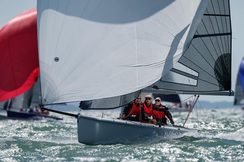 Rovika SB20 Open UK National Championship at Cowes photo copyright Paul Wyeth / www.pwpictures.com taken at Royal London Yacht Club and featuring the SB20 class