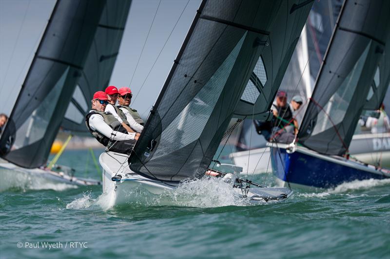 Rovika SB20 Open UK National Championship at Cowes photo copyright Paul Wyeth / www.pwpictures.com taken at Royal London Yacht Club and featuring the SB20 class