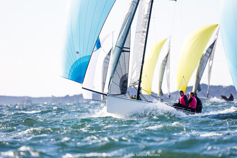 SB20 World Championship in Hyères Day 1 - photo © Joao Saraiva Mendes