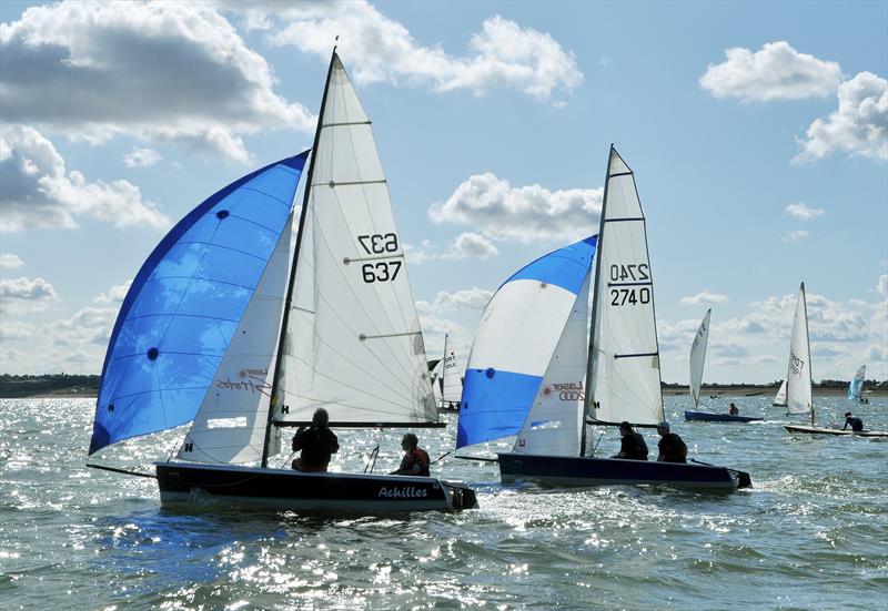 IOS Round The Island Race photo copyright Nick Champion / www.championmarinephotography.co.uk taken at Isle of Sheppey Sailing Club and featuring the Laser Stratos class