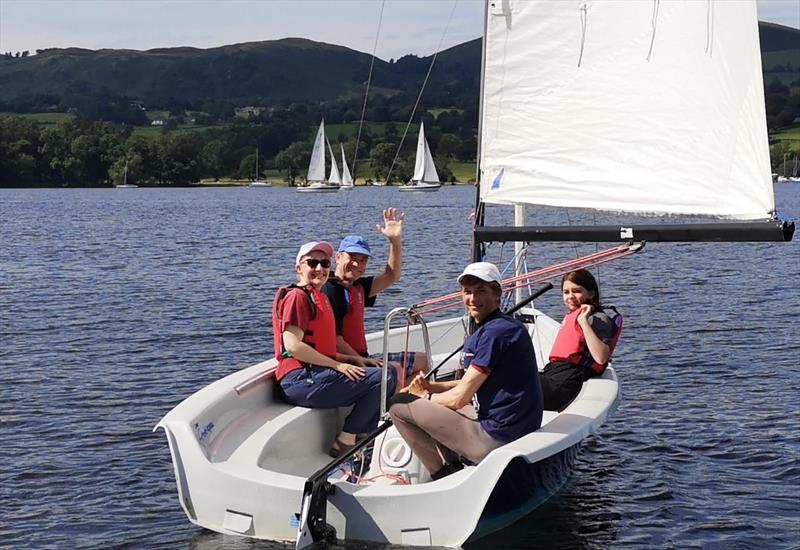 A taste of sailing with Ullswater Sailing School instructor Joss Noble photo copyright Sue Giles taken at Ullswater Yacht Club and featuring the Laser Stratos class