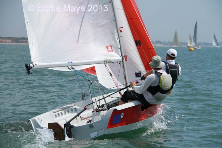 Stratos nationals at Warsash photo copyright Eddie Mays taken at Warsash Sailing Club and featuring the Laser Stratos class