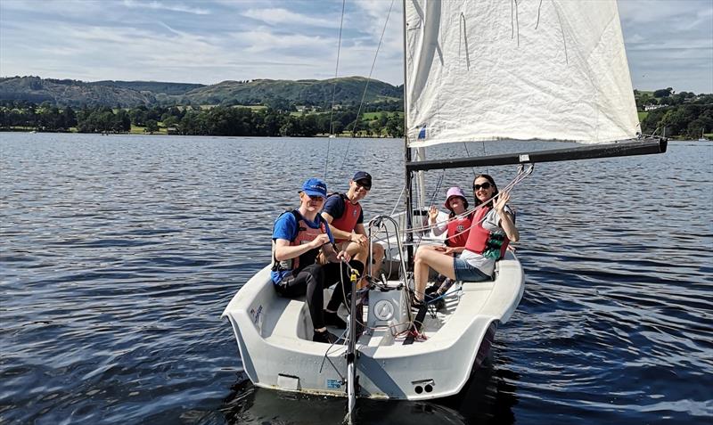 A taste of sailing with Ullswater Sailing School photo copyright Sue Giles taken at Ullswater Yacht Club and featuring the Laser Stratos class