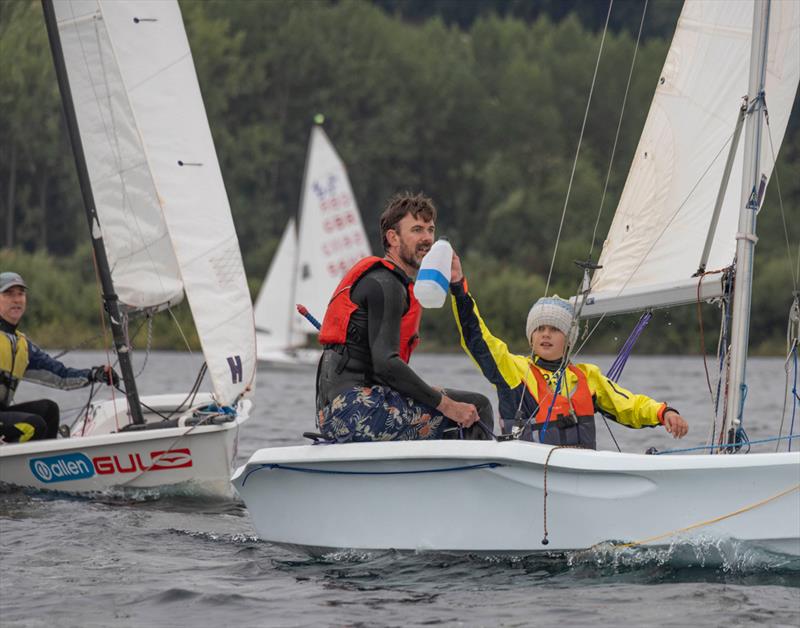 Racing on bank holiday Monday at Notts County Sailing Club photo copyright David Eberlin taken at Notts County Sailing Club and featuring the Laser Vago class