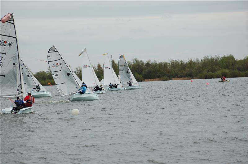 First Vago training session of the year at Hunts photo copyright Jan Carver taken at Hunts Sailing Club and featuring the Laser Vago class