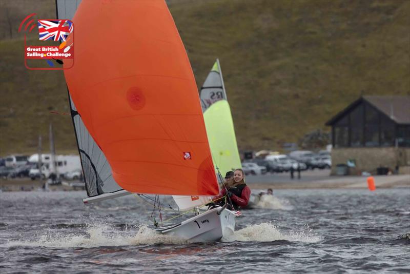 Yorkshire Dales Brass Monkey 2022 photo copyright Tim Olin / www.olinphoto.co.uk taken at Yorkshire Dales Sailing Club and featuring the Laser Vago class