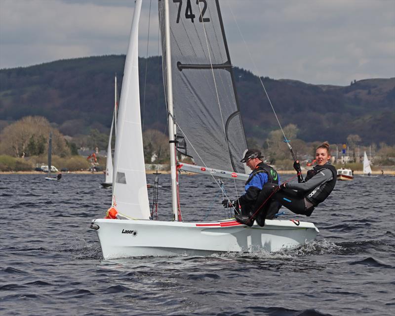 Bala Easter Regatta 2022 photo copyright John Hunter taken at Bala Sailing Club and featuring the Laser Vago class