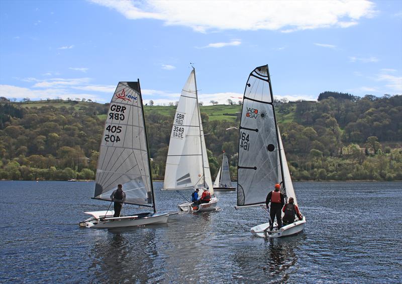Bala Easter Regatta 2025 photo copyright John Hunter taken at Bala Sailing Club and featuring the Laser Vago class