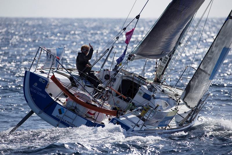 Robin Elsey during La Solitaire Bompard Le Figaro photo copyright Alexis Courcoux taken at  and featuring the Figaro class