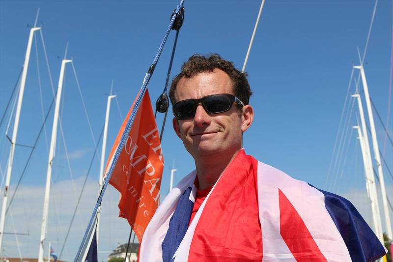 Nick Cherry is proud to have finished his fifth Solitaire Bompard Le Figaro in 18th overall photo copyright Artemis Offshore Academy taken at  and featuring the Figaro class