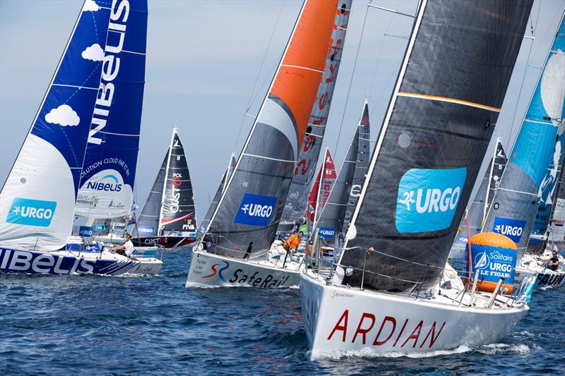 La Solitaire URGO Le Figaro Stage 2 start - photo © Alexis Courcoux