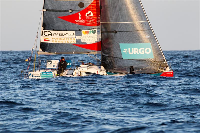 Julien Pulve (Team Vendee Formation) during La Solitaire URGO Le Figaro Stage 2 - photo © Alexis Courcoux