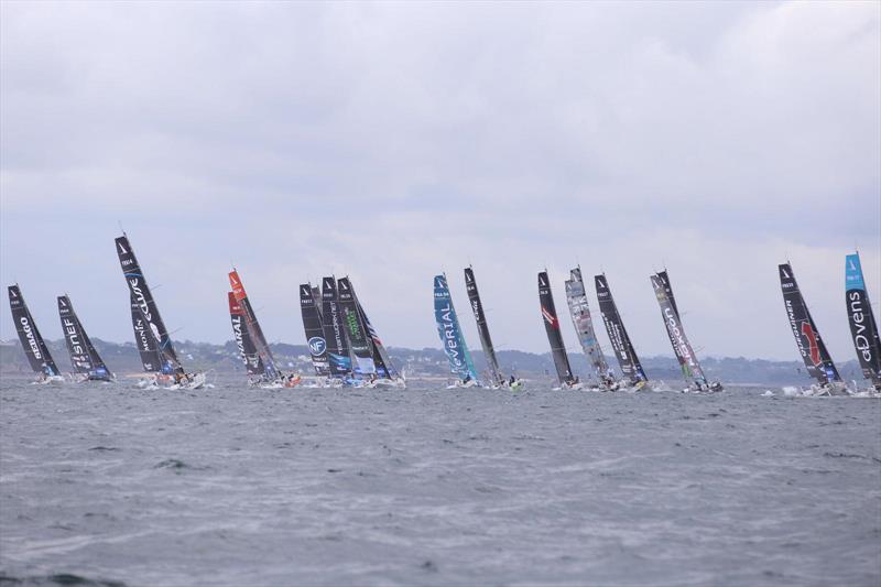 Solitaire Urgo Le Figaro 2019 Stage 3 start - photo © Thomas Deregnieaux / Alan Roberts Racing