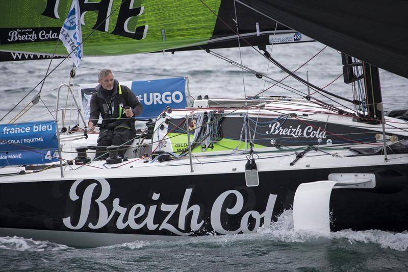 Gildas Mahe (Breizh Cola-Equithe) during La Solitaire Urgo Le Figaro 2019 Leg 3 - photo © Alexis Courcoux