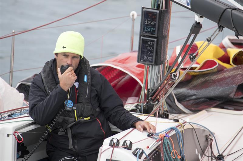 Alexis Loison (Region Normandie) during La Solitaire Urgo Le Figaro 2019 Leg 3 - photo © Alexis Courcoux