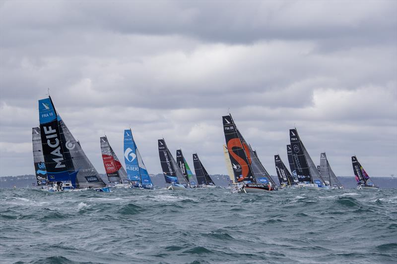 La Solitaire du Figaro 2020 Leg 1 start photo copyright Alexis Courcoux taken at  and featuring the Figaro class