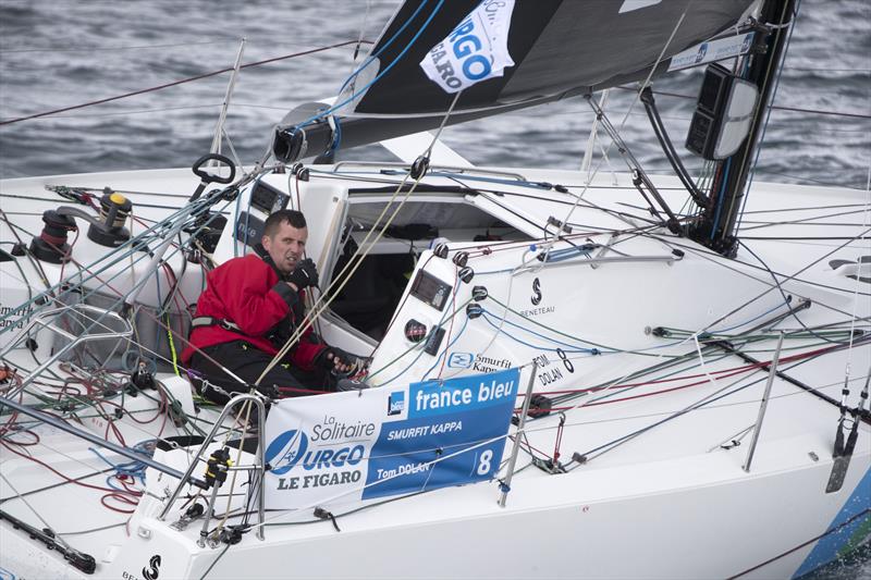 Tom Dolan (Smurfit Kappa) finish 5th in the 51st La Solitaire du Figaro photo copyright Alexis Courcoux taken at  and featuring the Figaro class