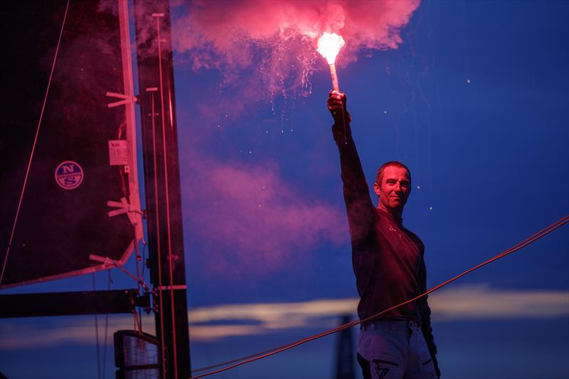 Armel Le Cléac'h (Banque Populaire) wins the 51st La Solitaire du Figaro photo copyright Alexis Courcoux taken at  and featuring the Figaro class