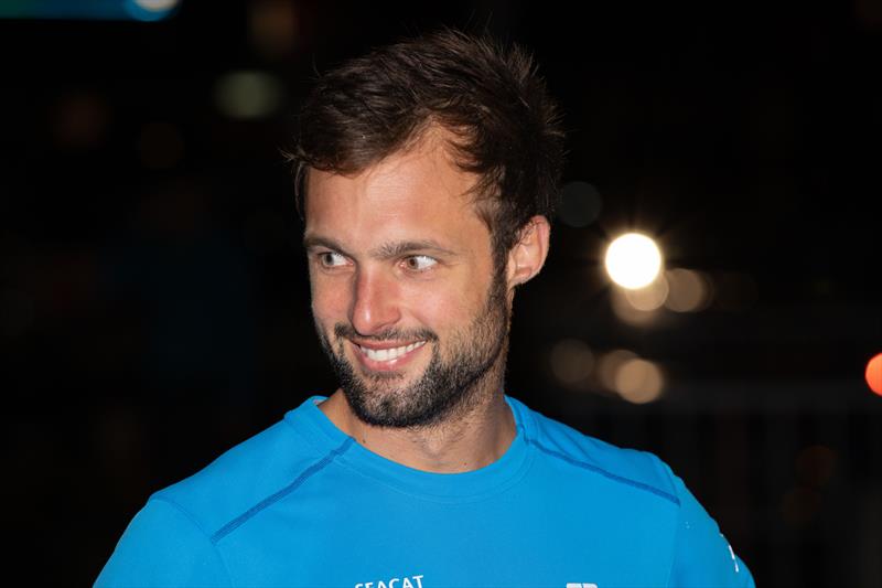 Alan Roberts (Seacat services) after the 51st La Solitaire du Figaro - photo © Alexander Champy-McLean