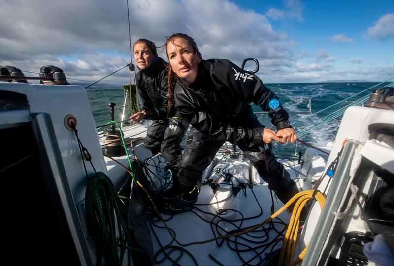 Iarracht Maigeanta Round Ireland record sail photo copyright Iarracht Maigeanta Round Ireland taken at  and featuring the Figaro class